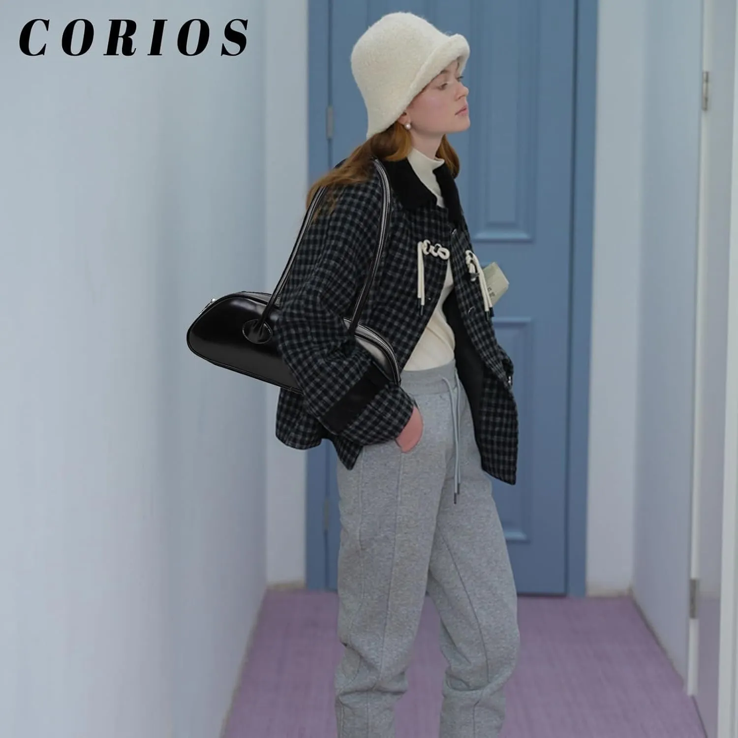 Fashion Hobo Elegant Underarm Ladies Travel Handbag for Women PU Leather Shoulder Waterproof Top Handle