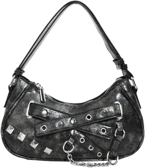 Fashion Hobo Elegant Women Handbag PU Leather Waterproof Shoulder Medium Capacity Top Handle Ladies Tote