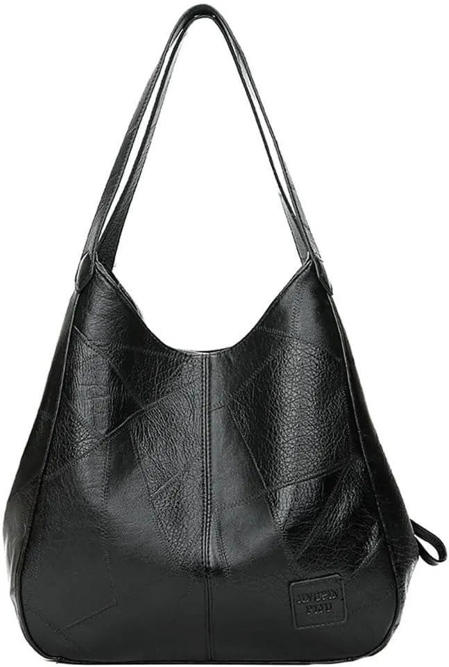 Fashion Soft Vegan Leather Hobo Shoulder & Lightweight Tote Handbags and Purses for Women's Daily Use