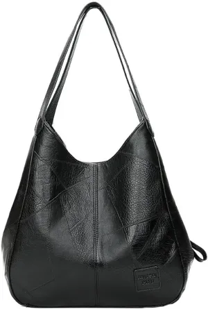 Fashion Soft Vegan Leather Hobo Shoulder & Lightweight Tote Handbags and Purses for Women's Daily Use