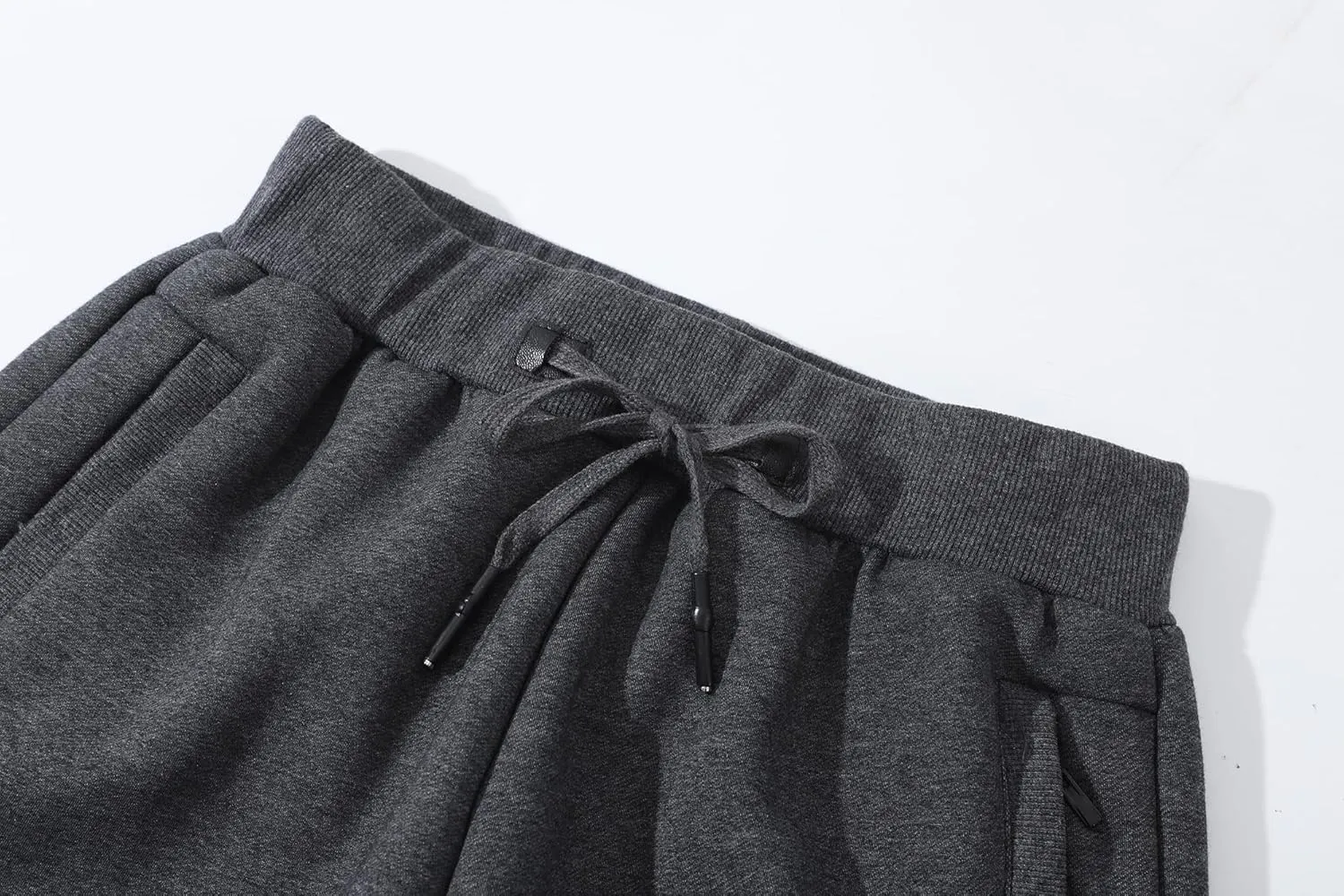 Flygo Men's Winter Warm Fleece Jogger Pants Sherpa Lined Sweatpants Active Track Pants