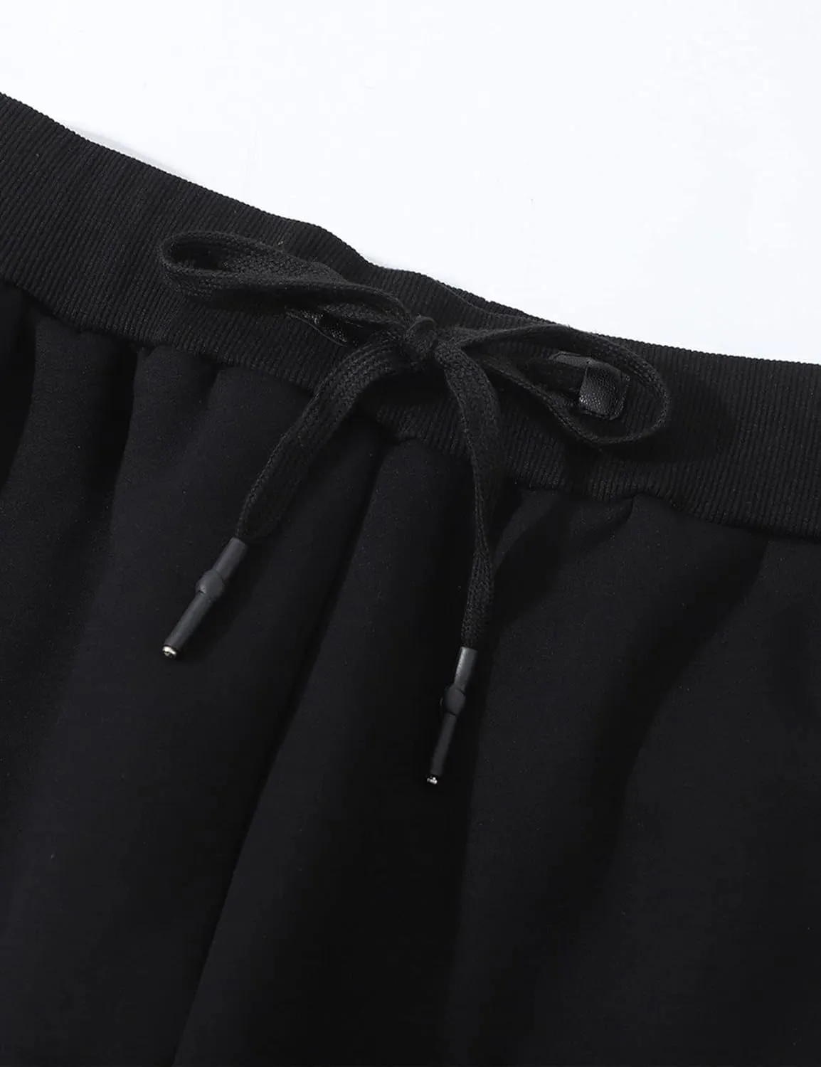 Flygo Men's Winter Warm Fleece Jogger Pants Sherpa Lined Sweatpants Active Track Pants