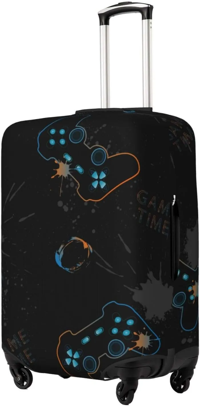 Game Time Luggage Cover,Washable Suitcase Covers Fashion Luggage Covers,Anti-Scratch Suitcase Protector Cover