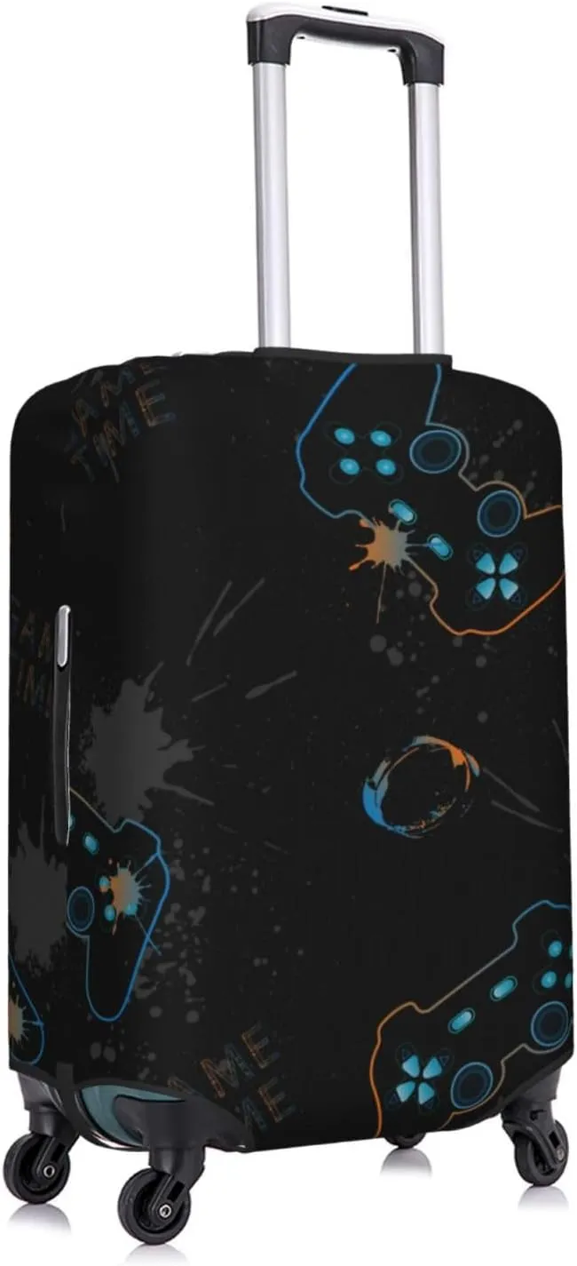 Game Time Luggage Cover,Washable Suitcase Covers Fashion Luggage Covers,Anti-Scratch Suitcase Protector Cover