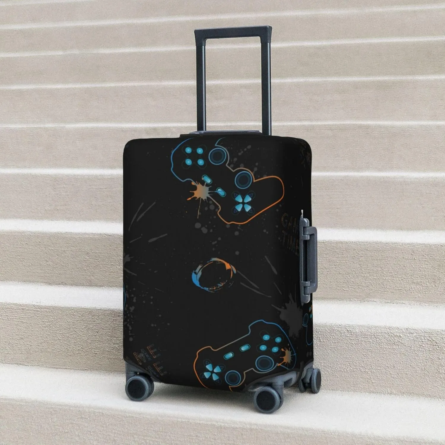 Game Time Luggage Cover,Washable Suitcase Covers Fashion Luggage Covers,Anti-Scratch Suitcase Protector Cover