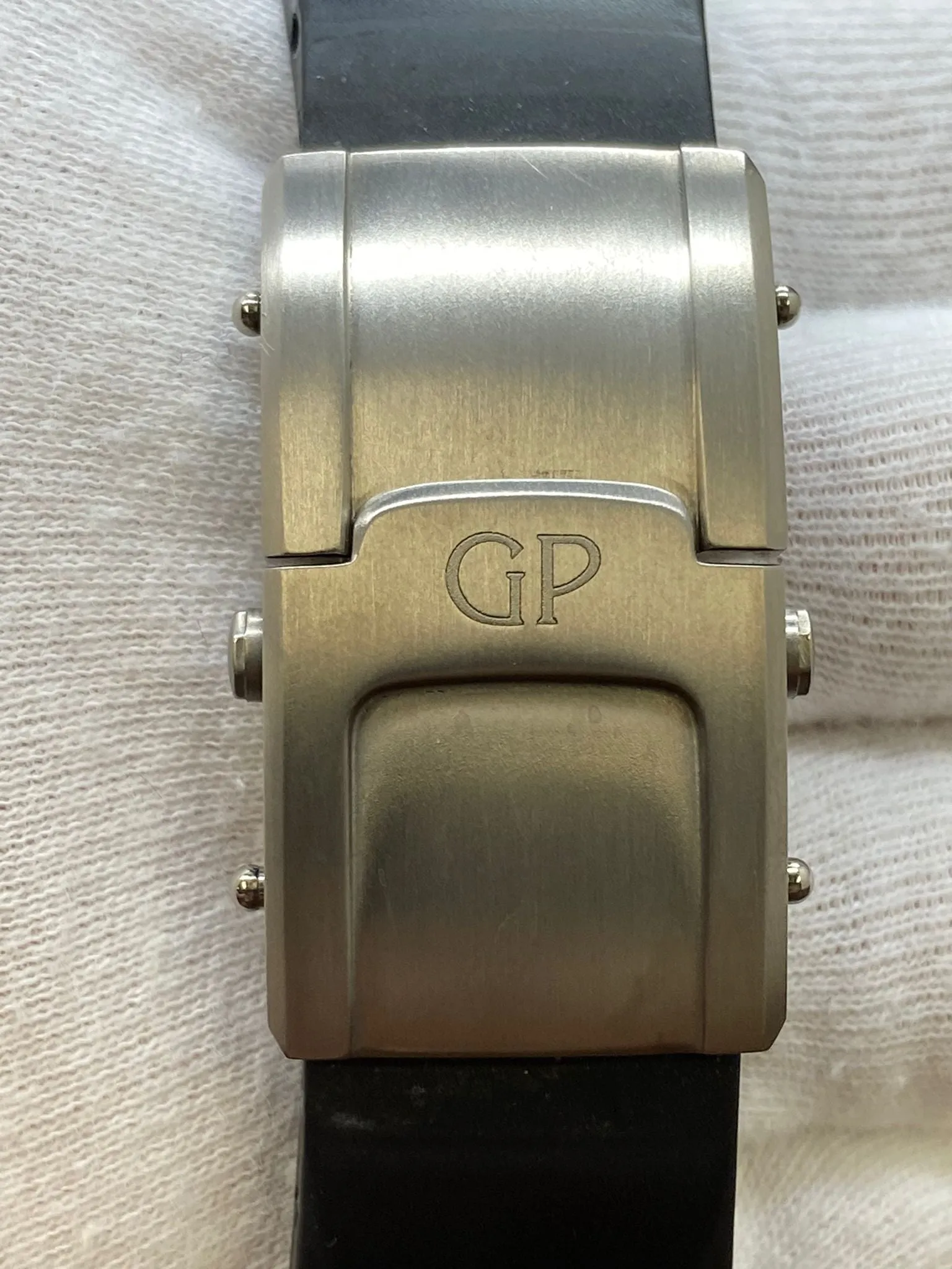 Girard Perregaux WW.TC Titanium World Time Chronograph 49805 Black Dial Automatic Men's Watch