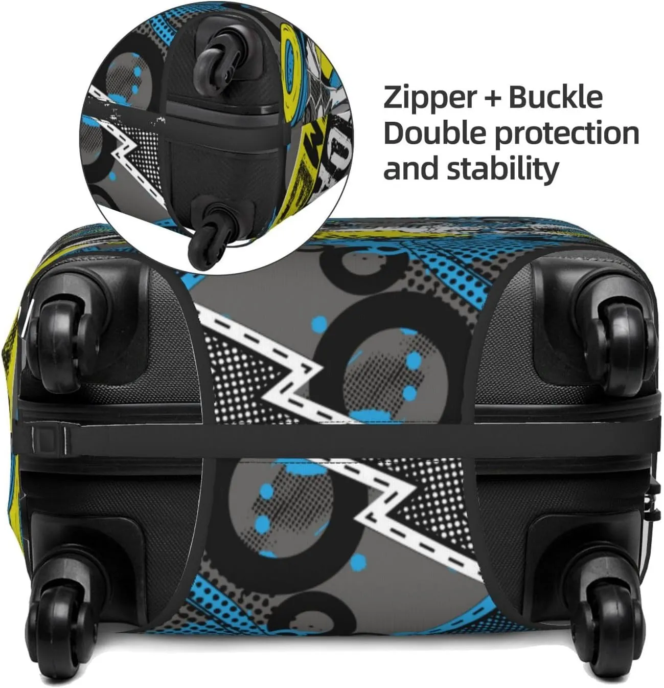 Goal Time Luggage Cover,Washable Suitcase Covers Fashion Luggage Covers,Anti-Scratch Suitcase Protector Cover
