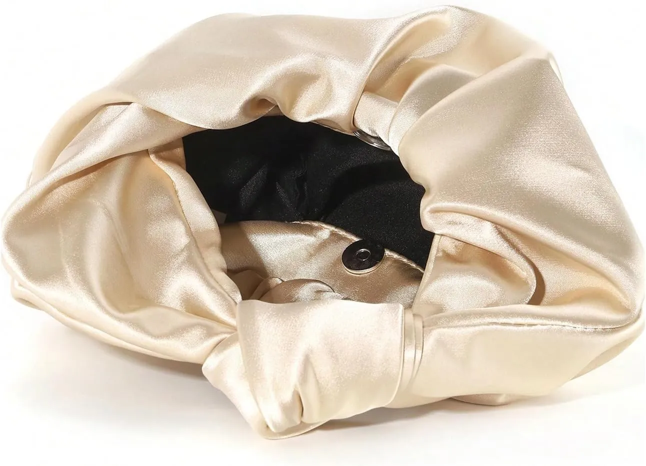 GORGLITTER Women's Satin Clutch Purses Elegant Evening Bags Handbag Knot Bag for Wedding Party Prom