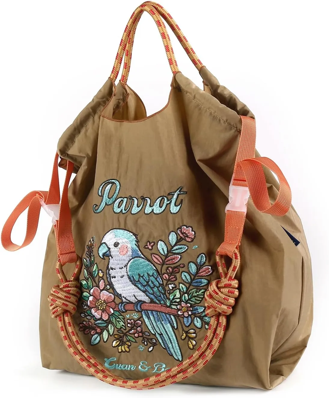 Guan&Ball Nylon Tote Bag for WomenNylon Tote Bag,Everyday Bag Handbags for Work Beach Gym