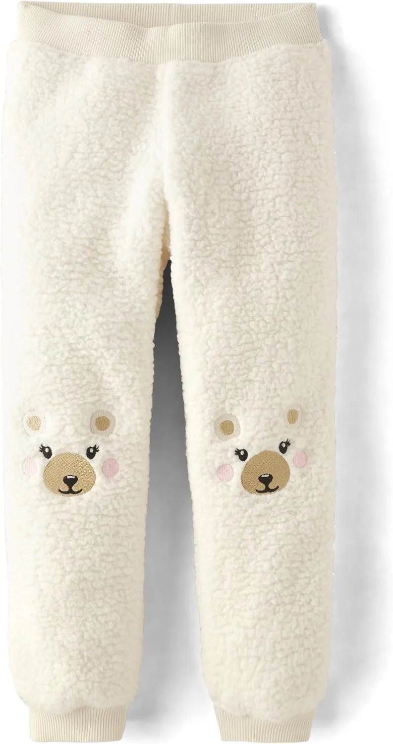 Gymboree Girls' and Toddler Fleece Jogger Sweatpants