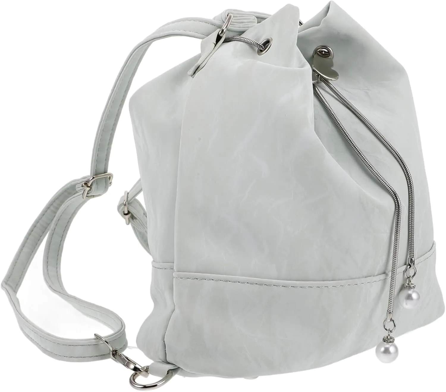 Homoyoyo Green Bucket Bag Fashionable Drawstring Tote for Versatile Shoulder and Wear Durable Material Capacity for Daily Essentials Stylish Accessory for Any Outfit