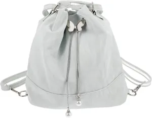 Homoyoyo Mint Green Bucket Bag for Women Versatile Handbag with Drawstring Design Multi Way Carrying Options for Everyday Use and Stylish Outings