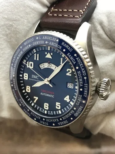 IWC Timezoner Le Petite Prince IW395503 Blue Dial Automatic Men's Watch