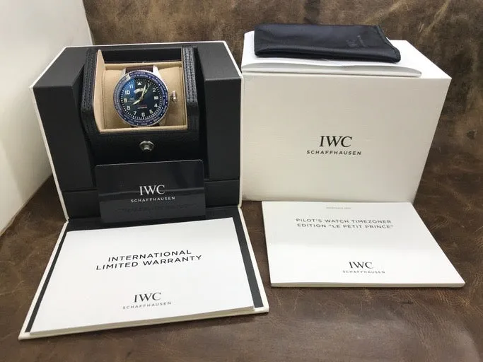 IWC Timezoner Le Petite Prince IW395503 Blue Dial Automatic Men's Watch