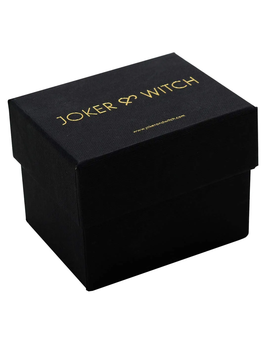Joker & Witch Ariana White Dial Blue Croc Strap Watch for Women