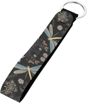 Keychain Wristlet for Women Men Durable Cute Wrist Strap Lanyard with Spacious Main Compartment Ideal Gifts