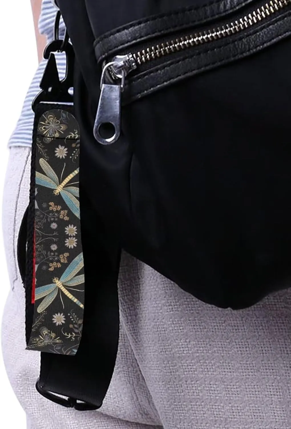 Keychain Wristlet for Women Men Durable Cute Wrist Strap Lanyard with Spacious Main Compartment Ideal Gifts