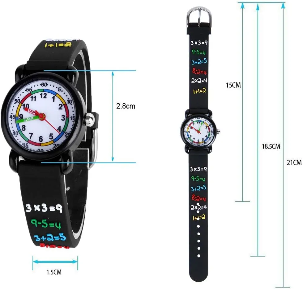 Kids Gift 3D Cartoon Waterproof Toddler Watch for Girls, Gifts for Girls Age 3-8