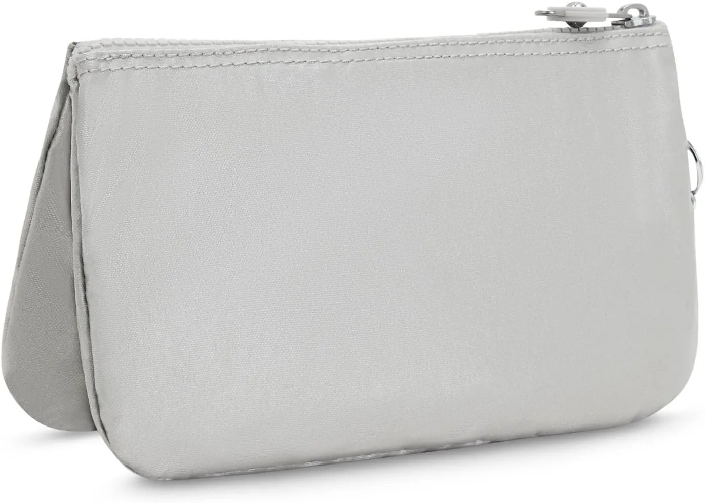 Kipling Womens Creativity Extra Large Wristlet, Versatile Cosmetics Kit, Lightweight Travel Organizer Wallet, Bright Metallic, 8.5 L X 5.25 H X 1.5 D US