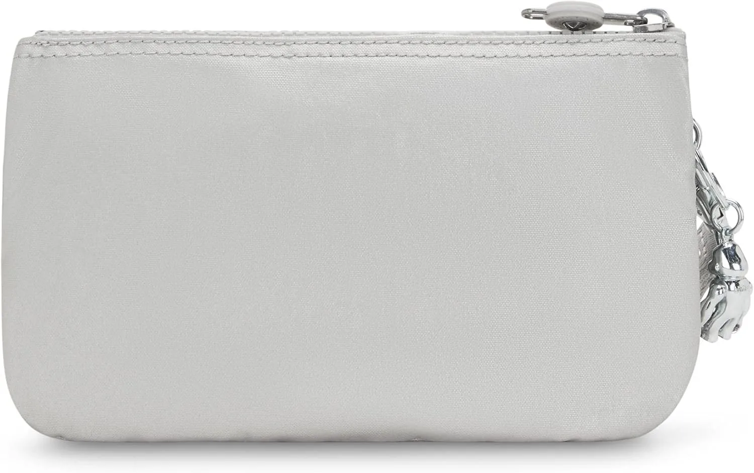 Kipling Womens Creativity Extra Large Wristlet, Versatile Cosmetics Kit, Lightweight Travel Organizer Wallet, Bright Metallic, 8.5 L X 5.25 H X 1.5 D US