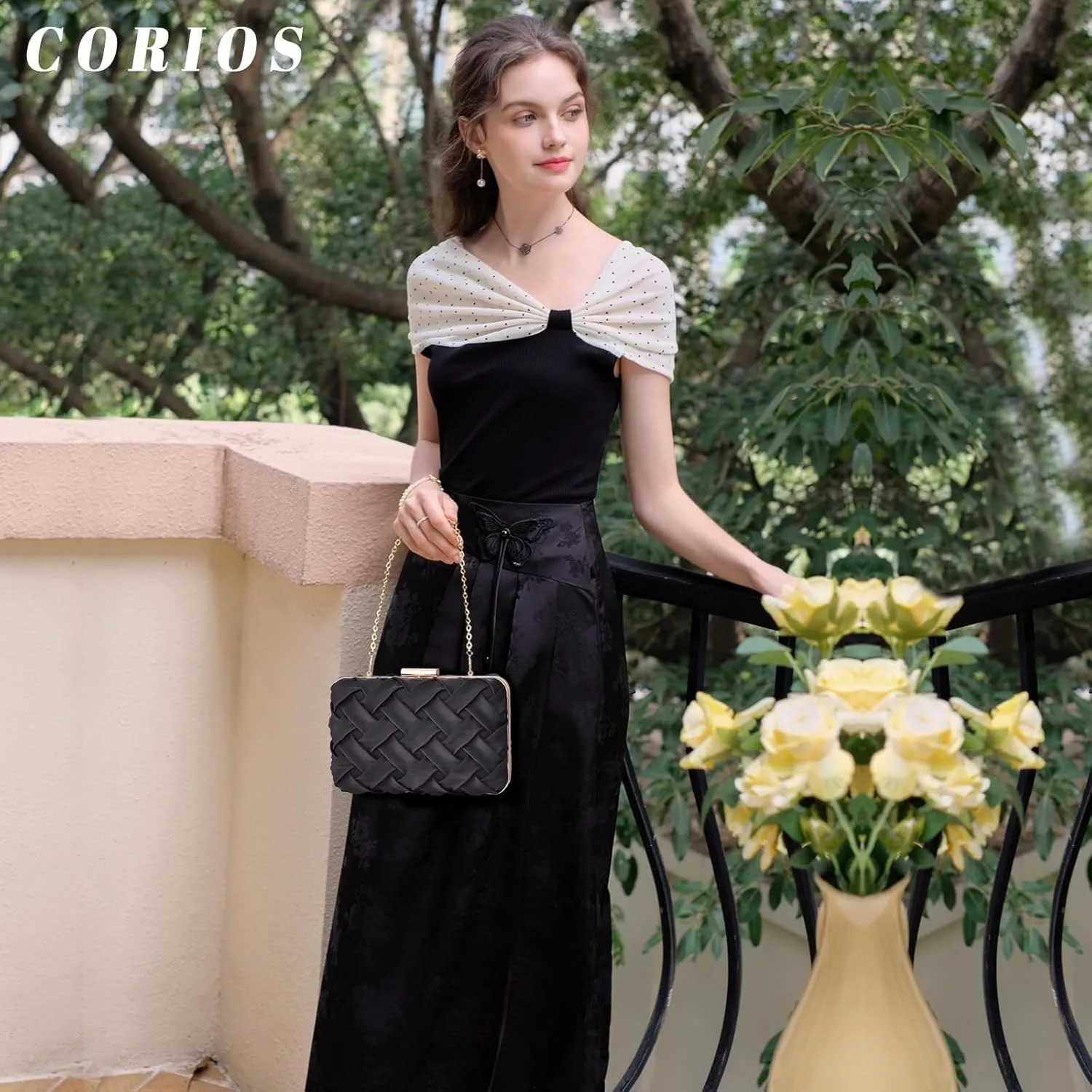 Ladies Shoulder With Detachable Chain Retro Handbag Elegant Crossbody Women Clutch Evening Bridal Wedding Purse