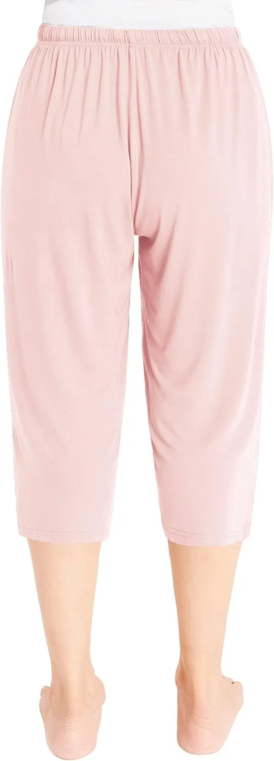Latuza Women's Knit Capris Sleepwear