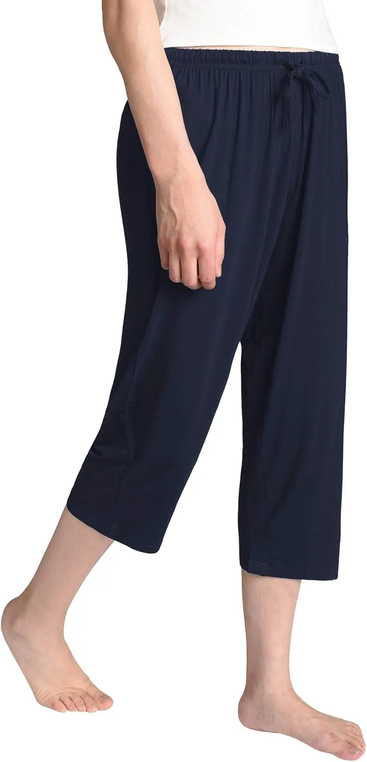Latuza Women's Knit Capris Sleepwear