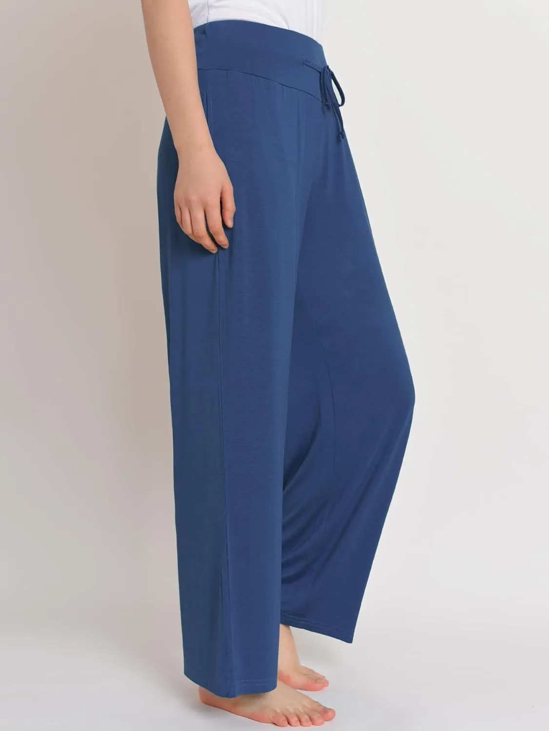 Latuza Women's Petite Length Lounge Pants Loose Fit Petite PJ Pants