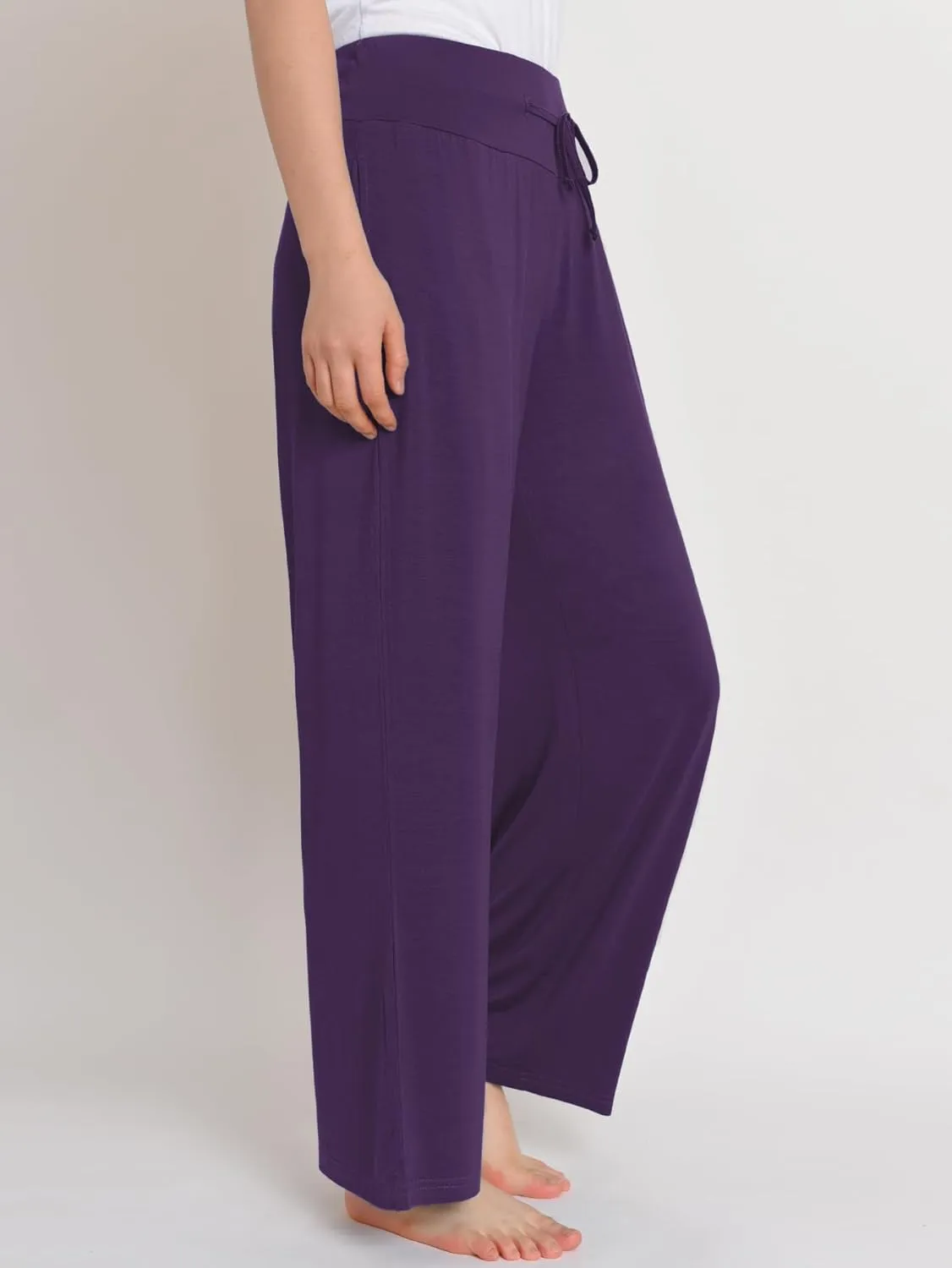 Latuza Women's Petite Length Lounge Pants Loose Fit Petite PJ Pants