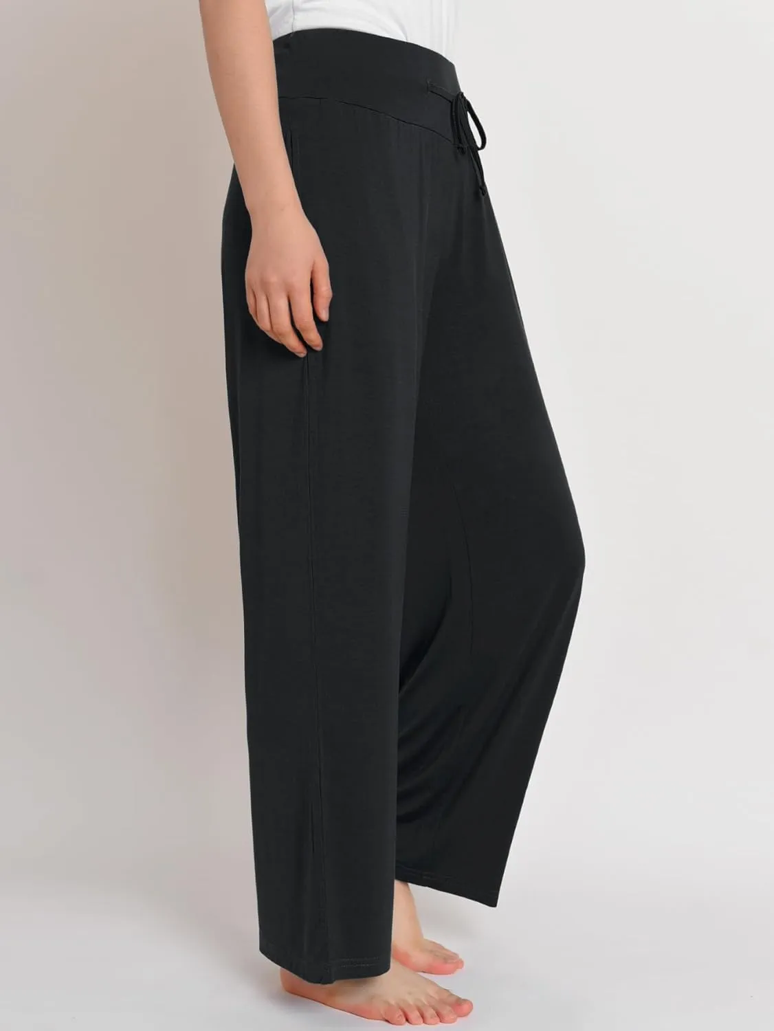 Latuza Women's Petite Length Lounge Pants Loose Fit Petite PJ Pants