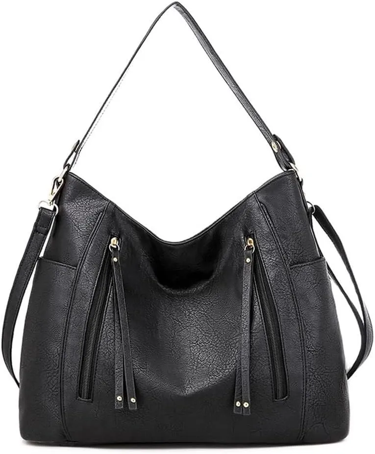 Leather Crossbody Handbag Roomy Work Womens Tote Handbag Large Shoulder Purse