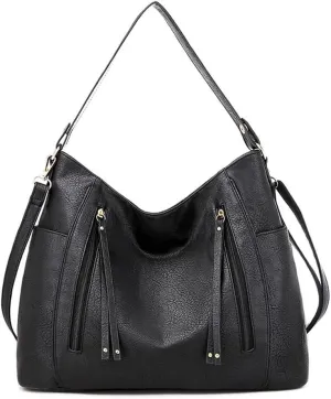 Leather Crossbody Handbag Roomy Work Womens Tote Handbag Large Shoulder Purse