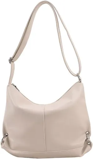 Leather Hobo Bag for Women Shoulder Handbag Designer Tote Purse Crossbody Bag Casual Work Bag Roomy Travel Purse