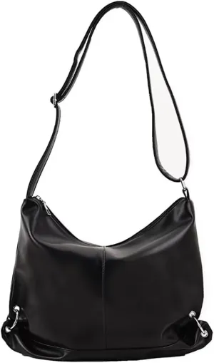 Leather Hobo Bag for Women Shoulder Handbag Designer Tote Purse Crossbody Bag Casual Work Bag Roomy Travel Purse