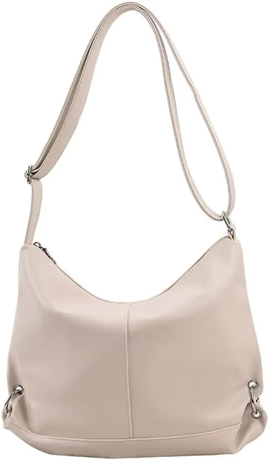 Leather Hobo Bag for Women Shoulder Handbag Designer Tote Purse Crossbody Bag Casual Work Bag Roomy Travel Purse