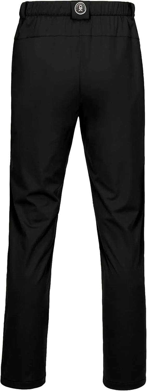 Little Donkey Andy Men's Puffer Pants Warm Fleece Lined Quilted Insulation Snow Ski Pants