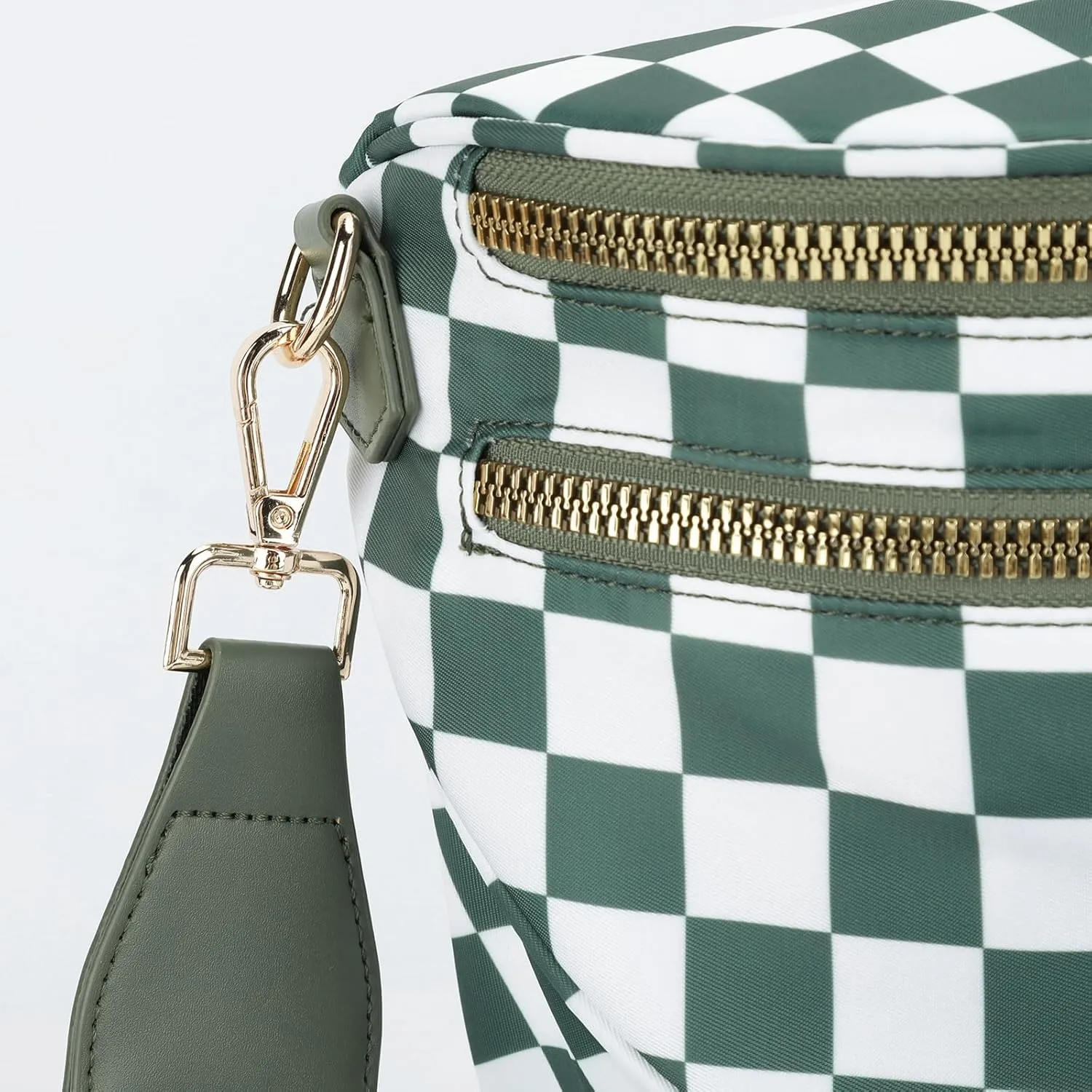 Lushandy Nylon Crossbody Bags for Women, Bum Bag Large Crossbody Purse Lightweight Shoulder Bag Casual Hobo Bag for Travel