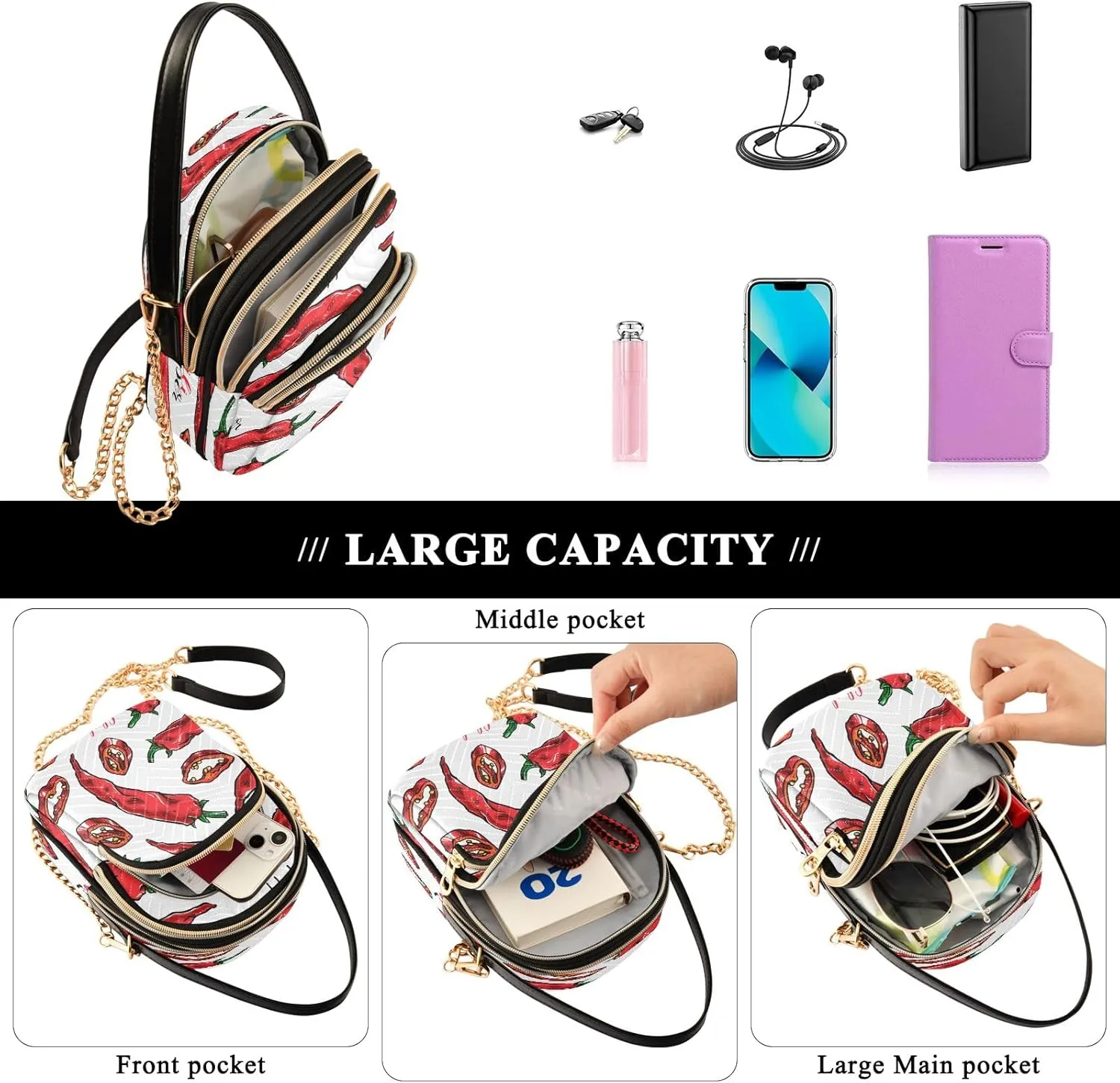 Marine Whales Dolphin Blue Shoulder Handbag Women Cell Phone Handbag Floral Designer Clutch Tote