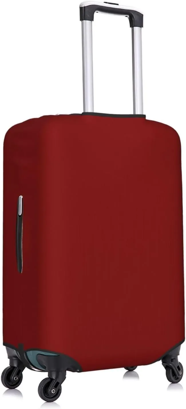 Maroon Luggage Cover,Washable Suitcase Covers Fashion Luggage Covers,Anti-Scratch Suitcase Protector Cover