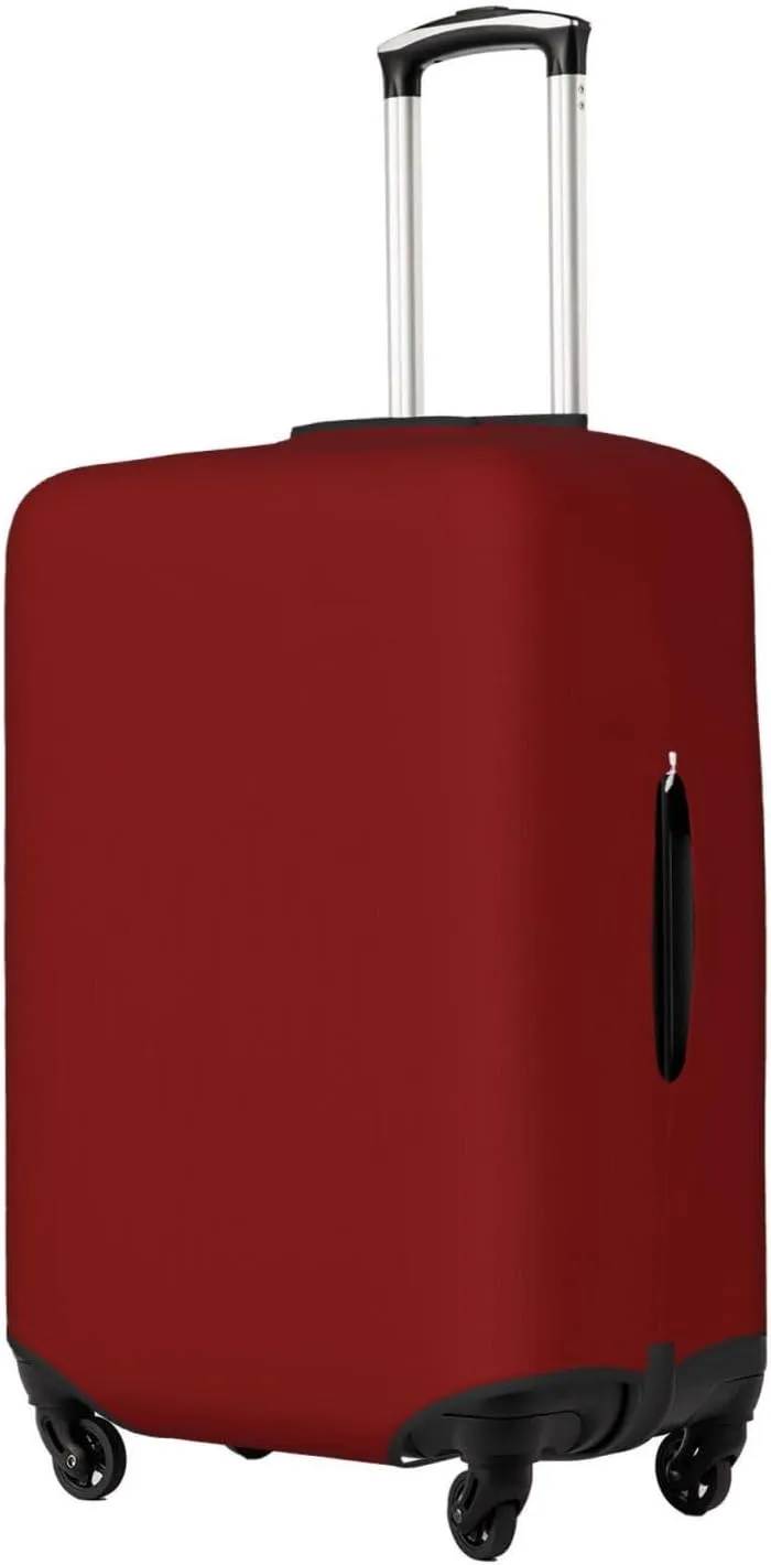 Maroon Luggage Cover,Washable Suitcase Covers Fashion Luggage Covers,Anti-Scratch Suitcase Protector Cover