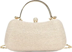 meilun Women's Rhinestone Clutch Evening Bags Sparkly Glitter Party Clutches Wedding Purses Cocktail Prom Satchel Handbags