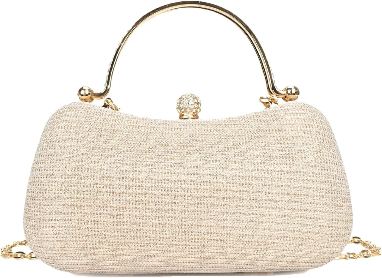 meilun Women's Rhinestone Clutch Evening Bags Sparkly Glitter Party Clutches Wedding Purses Cocktail Prom Satchel Handbags