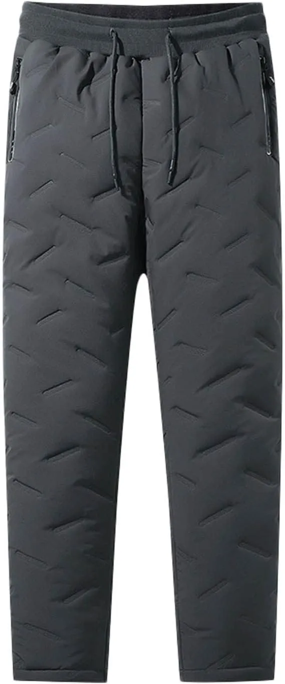 Men's Fleece Lined Sweatpants Sherpa Lined Sweatpants Warm Thick Jogging Pants 2024 Winter Sweat Pants Track Pants