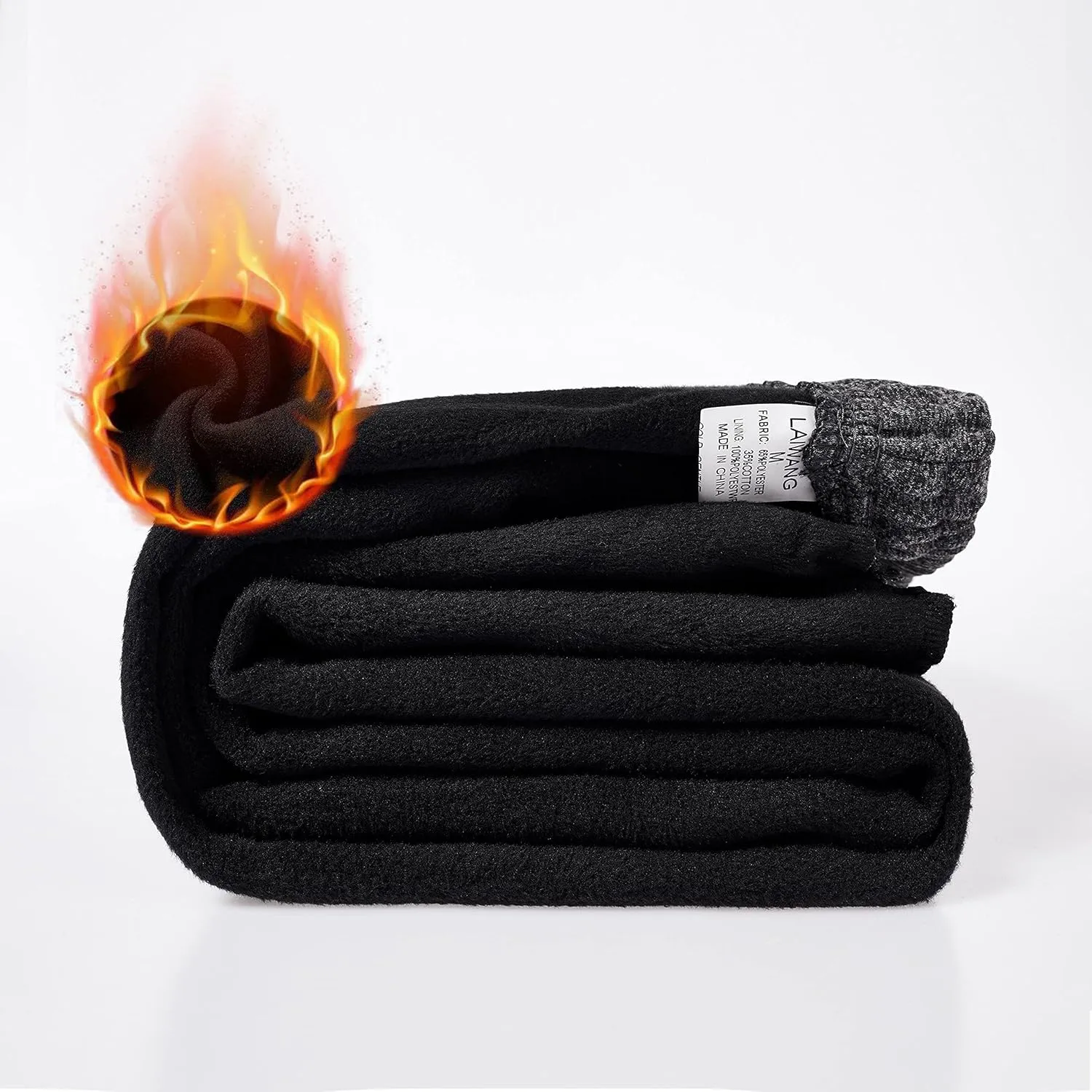 Men's Warm Lined Athletic Sweatpants Jogger Fleece Pants Winter Warm Track Pants