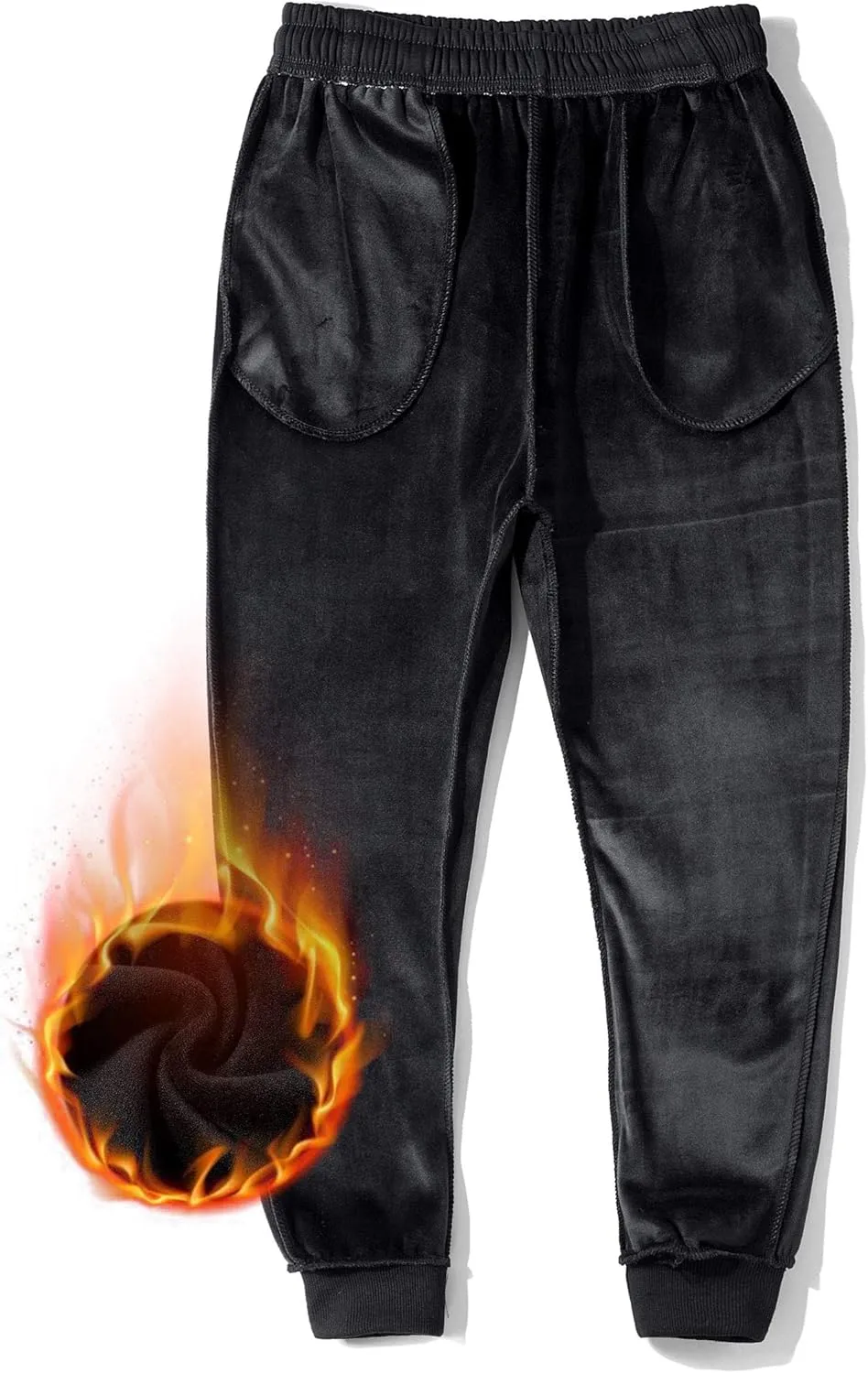 Men's Warm Lined Athletic Sweatpants Jogger Fleece Pants Winter Warm Track Pants