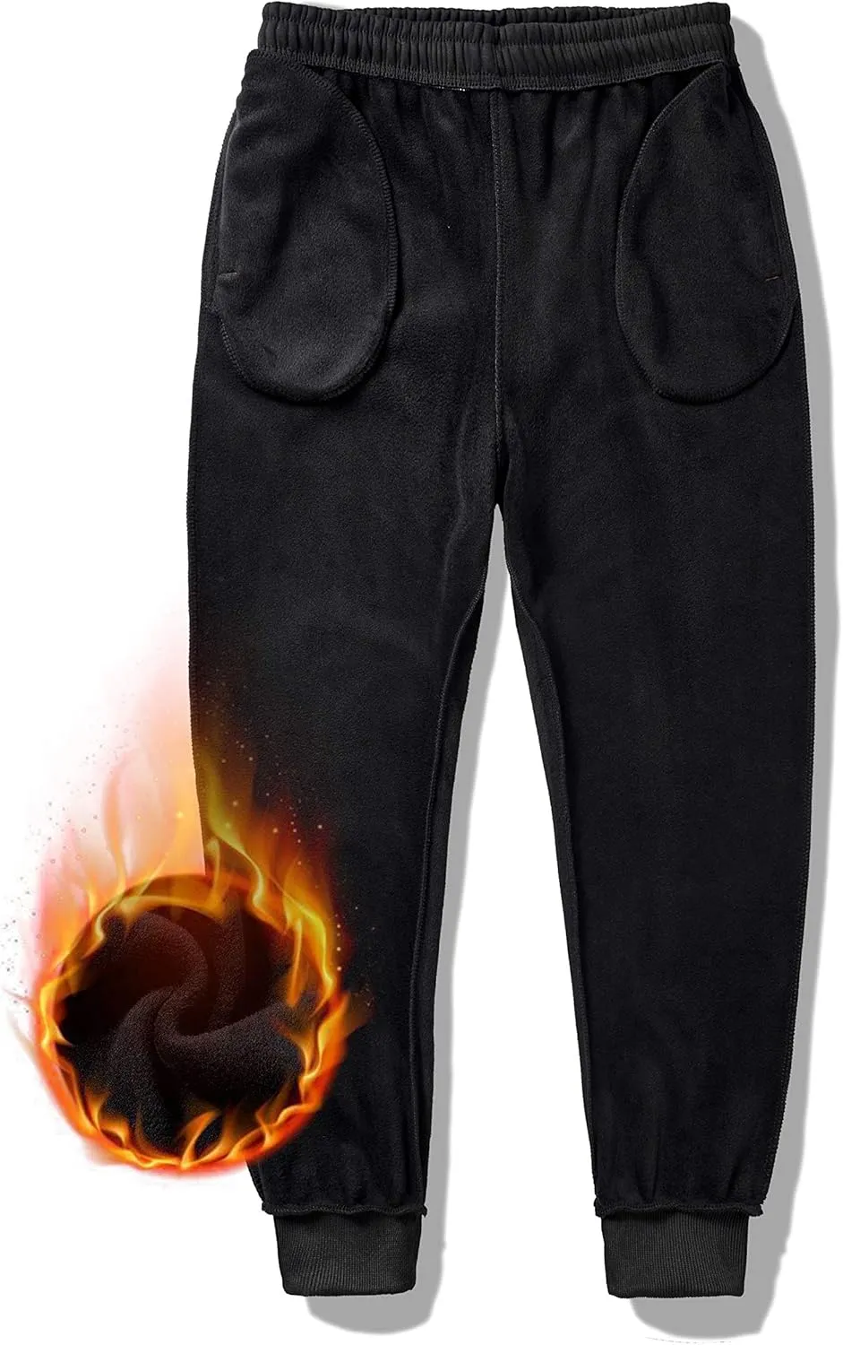 Men's Warm Lined Athletic Sweatpants Jogger Fleece Pants Winter Warm Track Pants