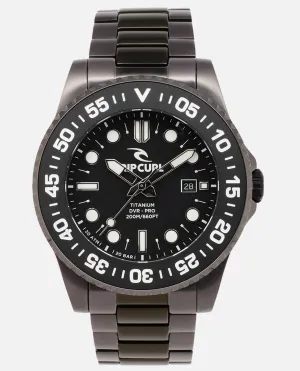 Mick Fanning Titanium DVR Pro Watch - Black