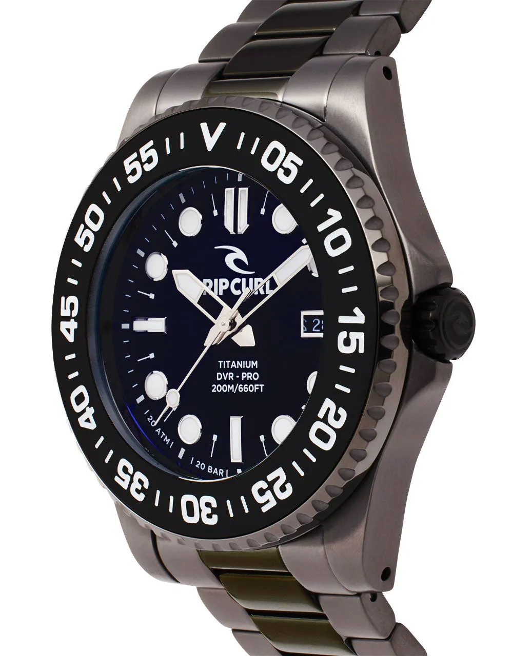 Mick Fanning Titanium DVR Pro Watch - Black