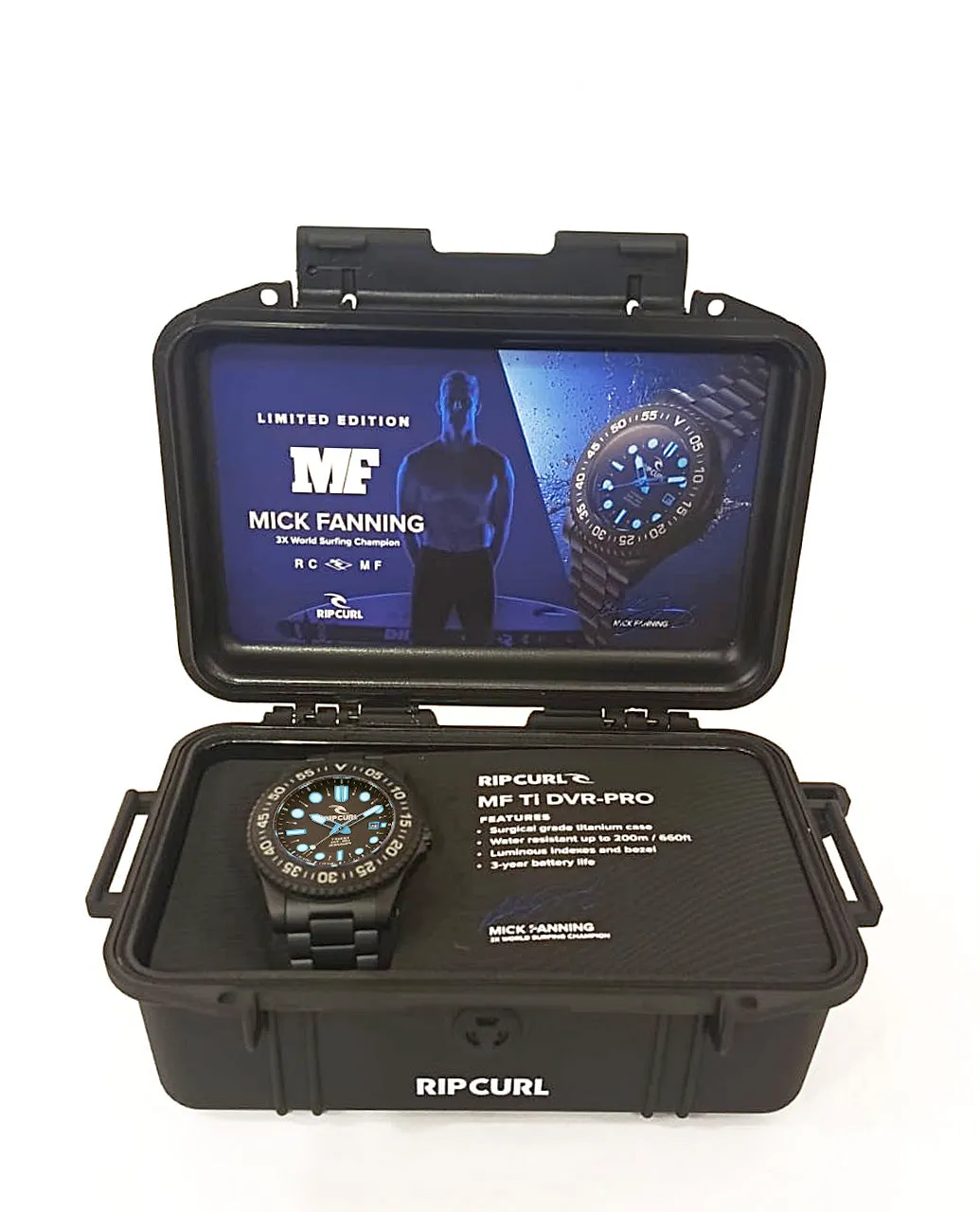Mick Fanning Titanium DVR Pro Watch - Midnight Blue