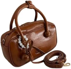 Mini Bags Made of Vegan Leather (Brown China)